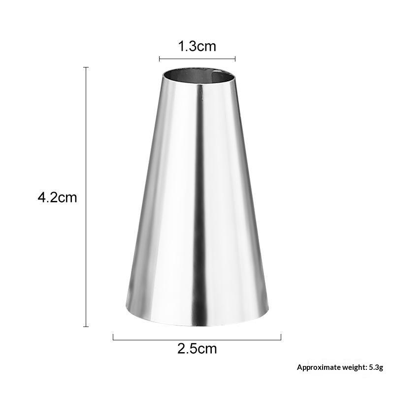 2D Icing Piping Tips Stainless Steel Pastry Nozzle Set for Cupcake Cake Decorating Home Baking Bakery Professional Use