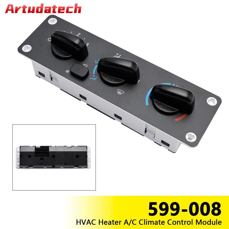 Artudatech HVAC Heater A/C Climate Control Module 599-008 for Freightliner M2 2002- Car Accessories