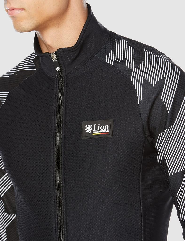 Lion De Capelmuur Competition Jacket EVO4 Oblique Size for Cycling Black, S, Fall/Winter (5°C-15°C)