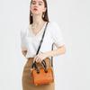 Real Cowhide Hand Carry Shoulder Pillow Bag On Behalf of Min Handbag Messenger Bag