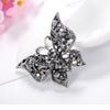 European And American Retro Butterfly Alloy Metal Rhinestone Brooches Dramatic Exaggerated Personality Creative Animal Corsage ClothingRetro Jewelry