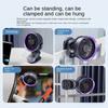 Wireless Auto Rotate Fan Small Portable Circulation Fan Strong Wind 10000mAh Battery USB With Light Clip Fan