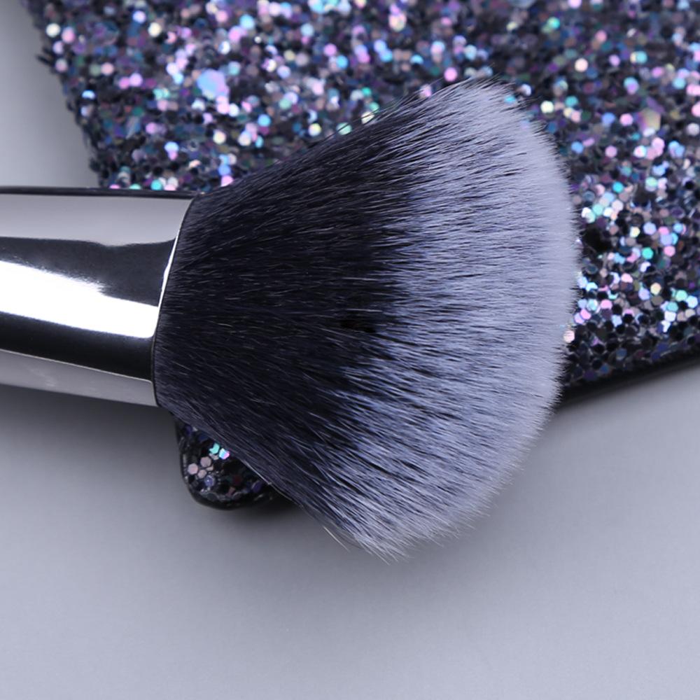 Portable Short Rod Mini Small Cosmetics Pebble Eyeshadow Paint 4 Makeup Brush Set Makeup Bag