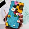 For TCL 605 Case Flower Geometric Painted Bumper Coque Soft Silicone Cover Fundas For TCL 60 SE 4G Cases 60SE TCL605 Shells