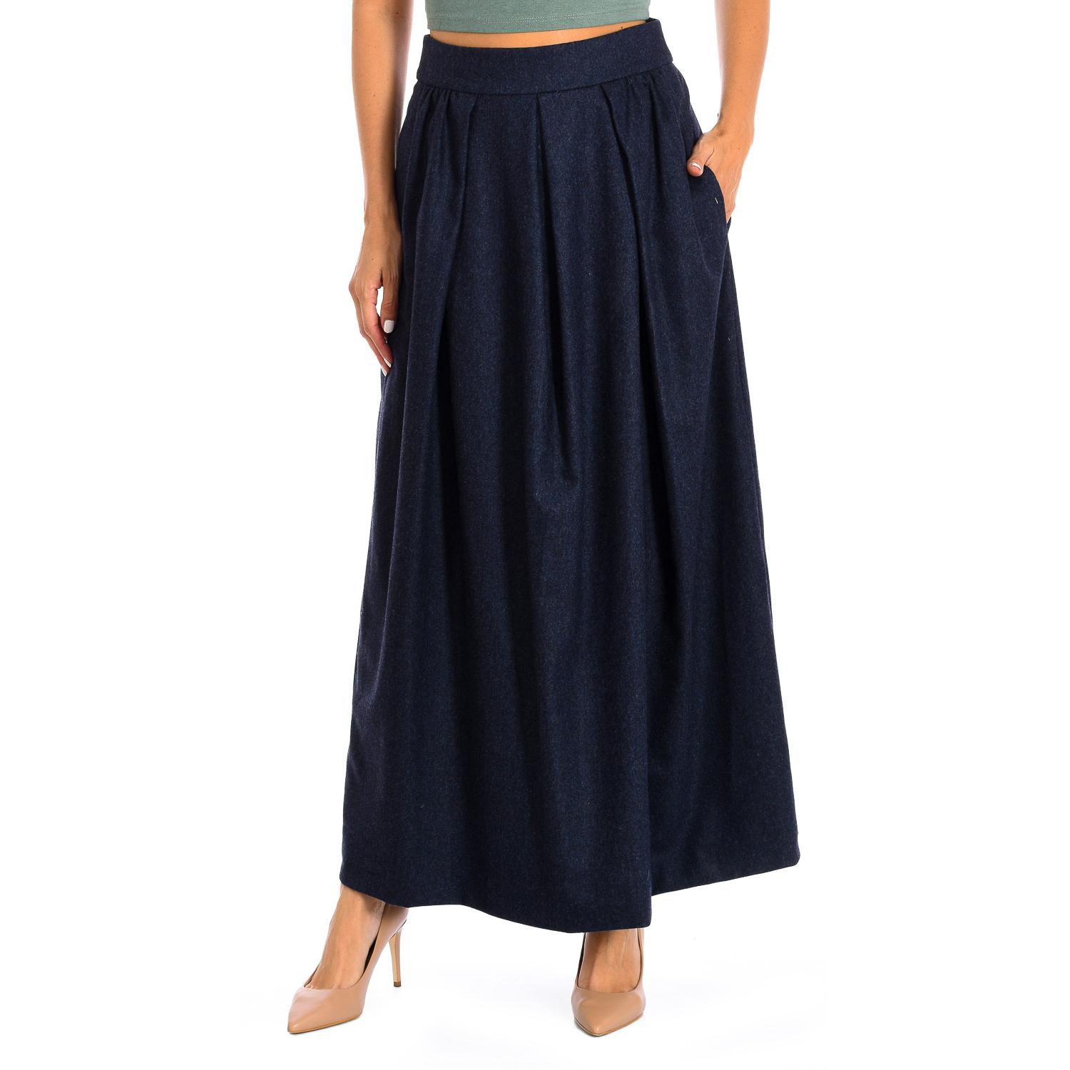 

Длинная юбка со складками и на подкладке 1NN21T1M009 женщина