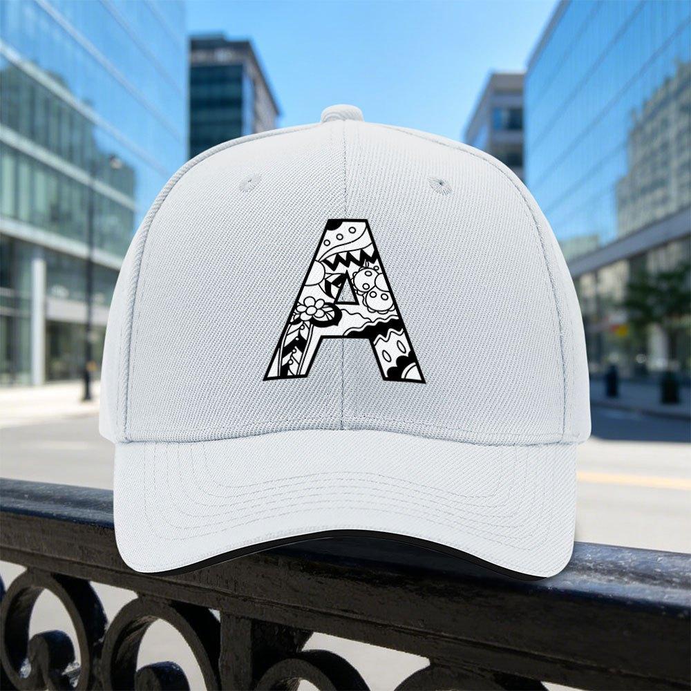 Classic Graffiti Letter A Unisex Baseball Cap Trendy Fashion Hat For Parties Birthdays Outdoor Activities