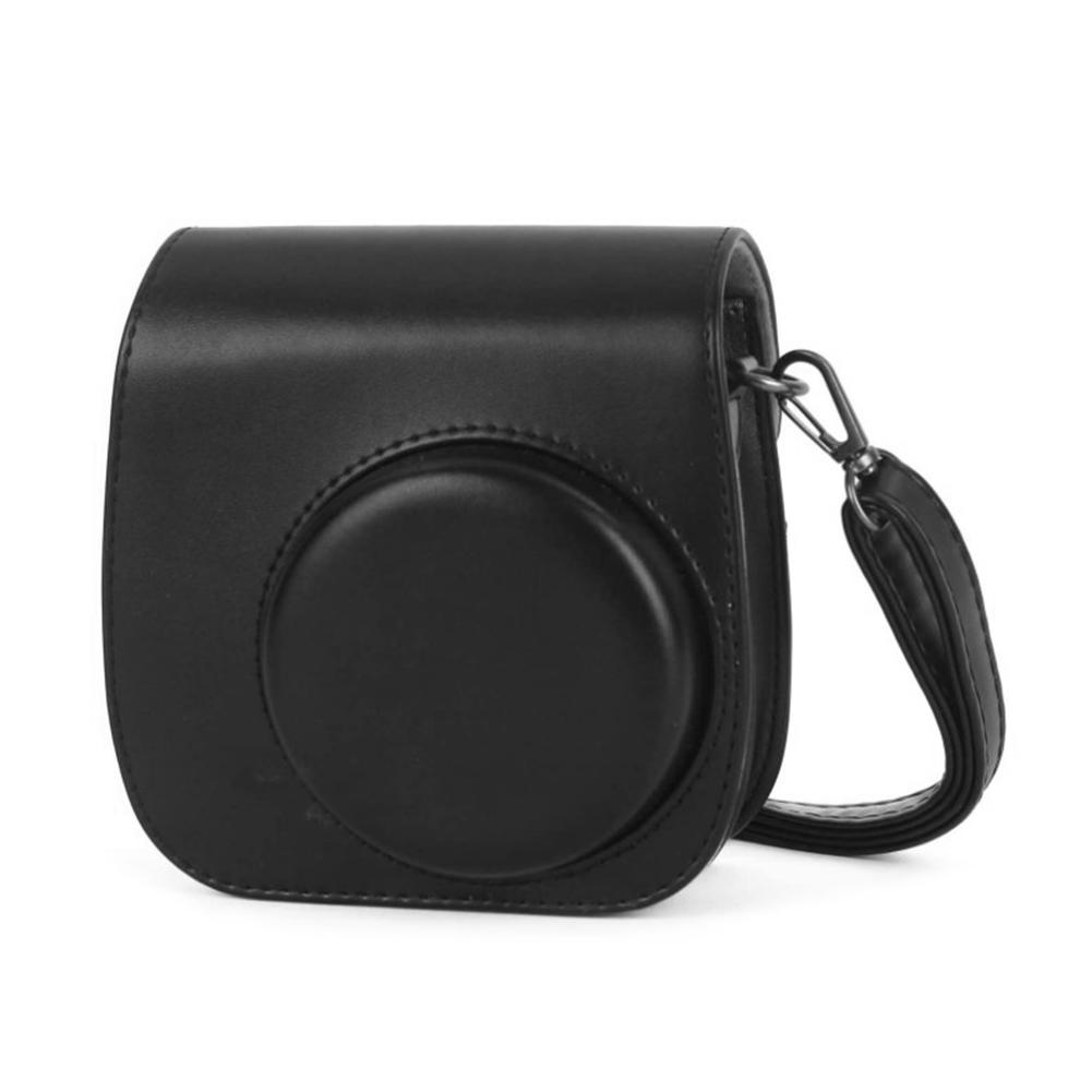 Schutzhülle aus PU-Leder mit verstellbarem Schultergurt für Instax Mini 11-Zubehör.