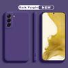 Liquid Silicone Phone Case For Samsung Galaxy S21 S22 S23 S24 S25 UItra Plus S23 S24 FE Lightweight Colorful Soft Back Cover