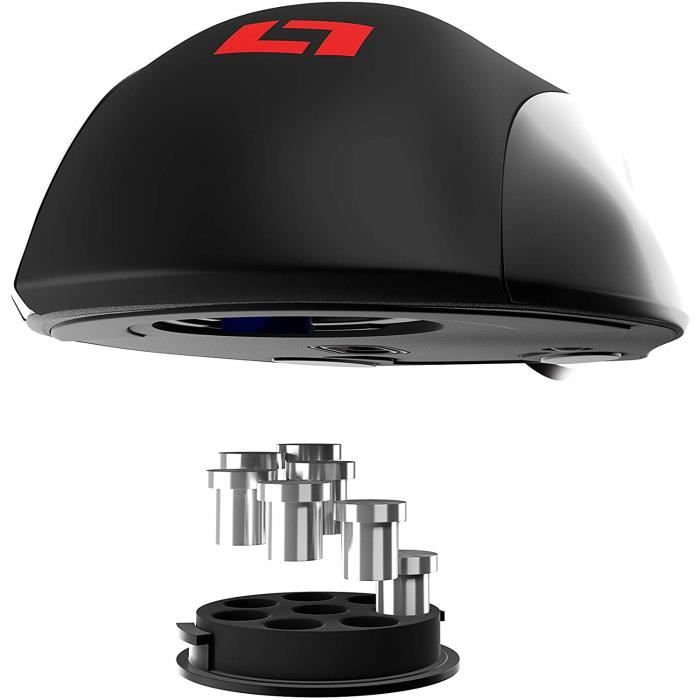 Souris de gaming - lioncast - lm15 - 13 touches programmables - éclairage à del rvb - 6200 dpi