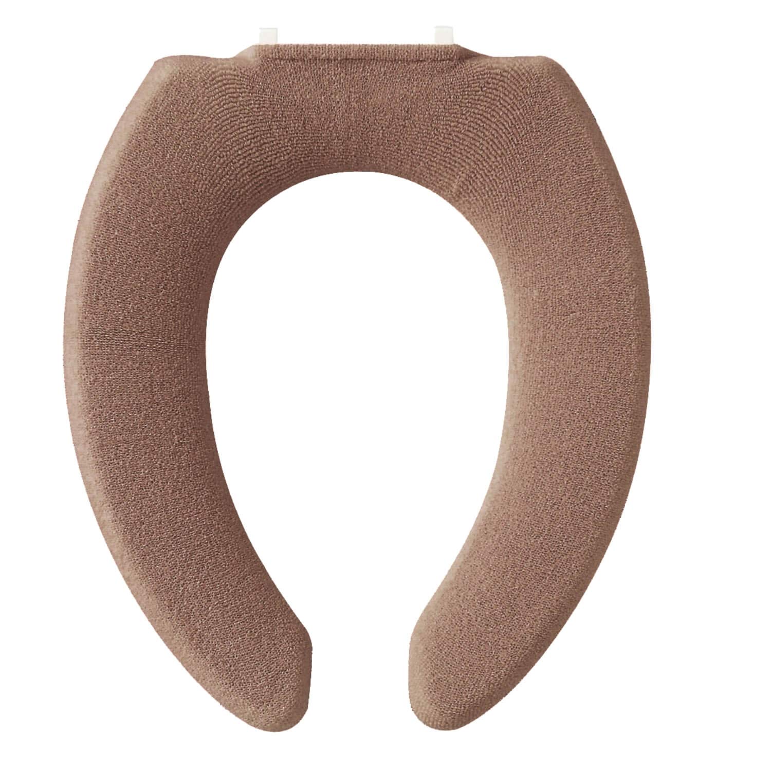 

OKA Milling Toilet Seat Cover Type Brown Washable U-Shaped (Knit Scandinavian)