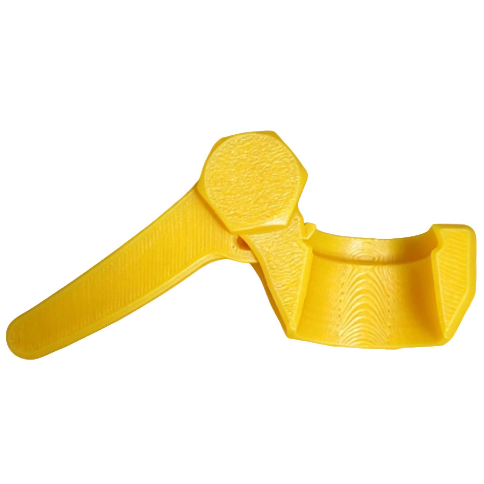 

Single Hand Bottle Cap Launcher Opener Creative Beer Bottle Opener Novelty Design Durable Material Easy to Use Practical Tool for Opening Bottles One Size жовтий