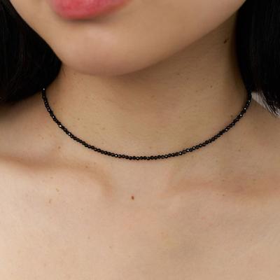 Geegee Black Spinel Necklace