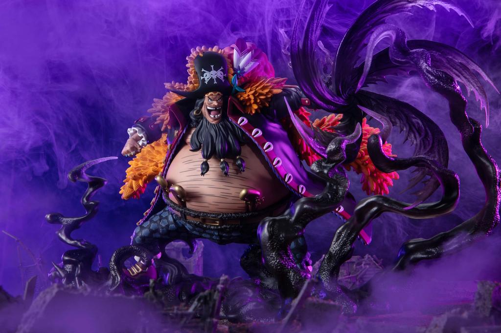 TAMASHII NATIONS Figuarts ZERO Fierce One Piece Marshall Teach Dark Water 240mm PVC ABS Painted Complete Figure [Super Battle] D. - - Approx. &