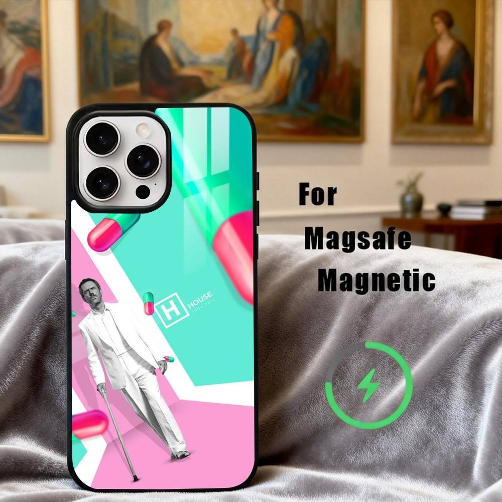 

TV Drama D- Dr H-House-E Phone Case For iPhone17,16,15,14,13,12,11 Plus,Pro Max Magnetic For Magsafe Wireless Charging iPhone13PRO