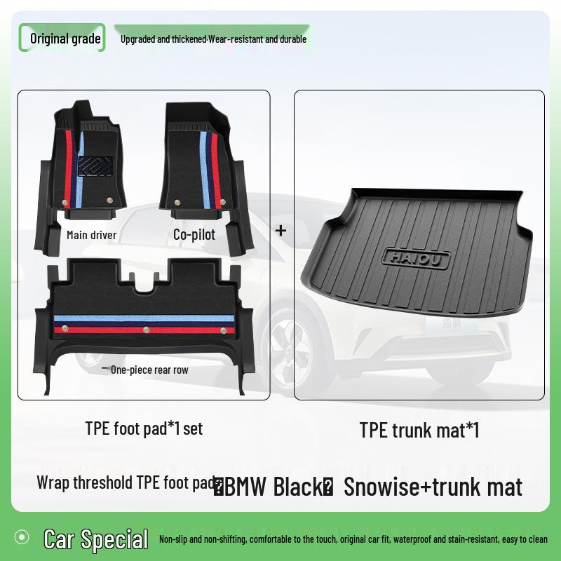 2025 BYD Seagull Dolphin TPE Full Coverage Smart Driving Floor Mats