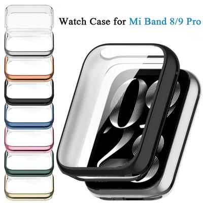 Soft TPU Case For Xiaomi Mi Band 8 Pro Smart Watch Strap Bumper Cover Screen Protector For Xiaomi Mi Band9 Pro
