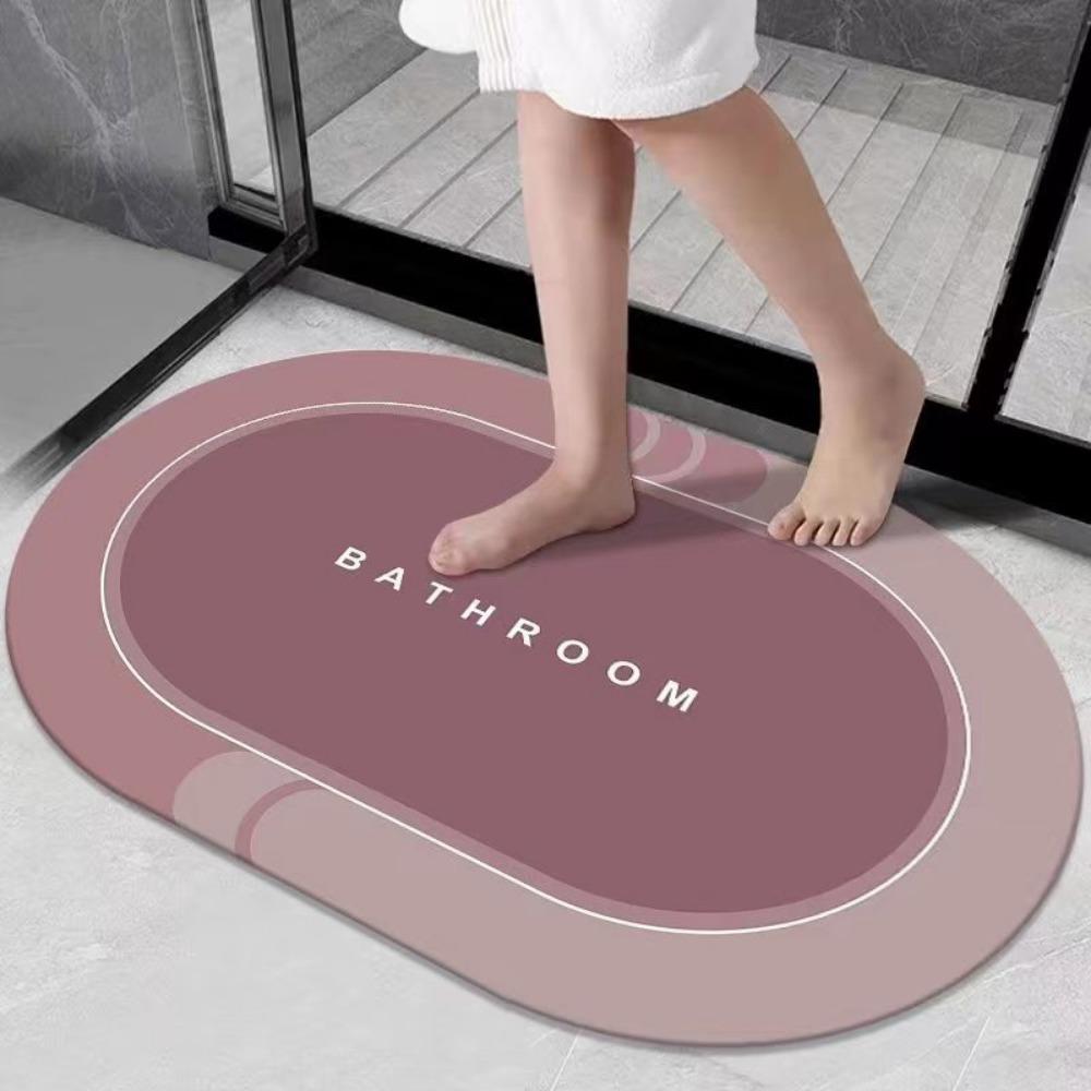 

Коврики для ванной комнаты с противоскользящим покрытием, бытовые коврики для ванной комнаты, впитывающие воду и грязеотталкивающие коврики, коврики для ног 40 * 60cm (crystal velvet)