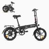 Electric Bike DYU A1F Pro 16" 250W Motor 7.5AH Max Range 60Km Load 120Kg Black