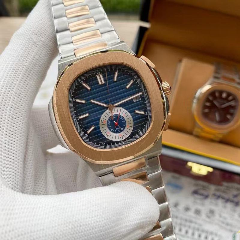 Patek Philippe Nautilus 5980 Otomatik Paslanmaz Çelik Kronograf Erkek Kol Saati