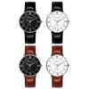 Herre Business Design Herreklokker Luminous Hand Leather Watch