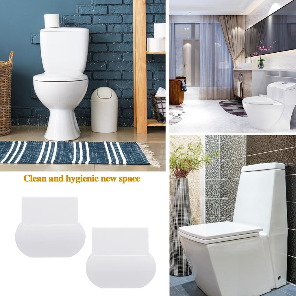 Toilet Seat Lifter,2 Pack Self Adhesive Toilet Cover Lifter Sticky Toilet Lid Raise Lifter Handle Avoid Touching Toilet Lid Handle Toilet Lift Tools