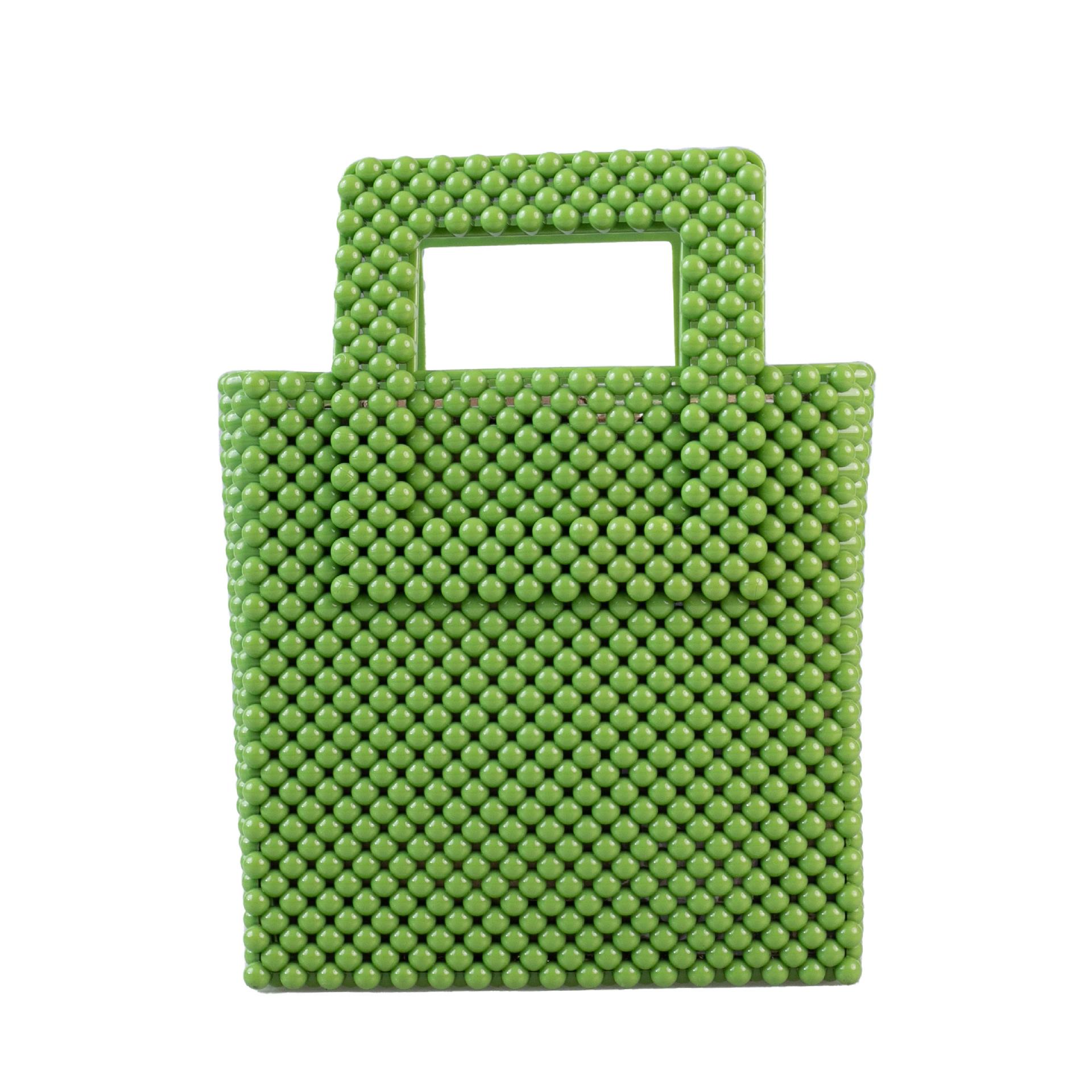 

Нові модні желейні сумки Жіночі ПВХ одноколірні тканини Міцні бруду Легко миються Універсальний нішевий дизайн Ручні сумки Маленькі квадратні сумки