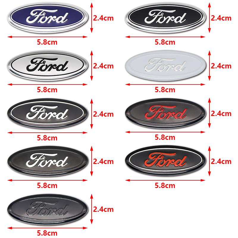 For Ford Focus 3 MK2 Fiesta MK7 Rigid Aluminum Steering Wheel Center Badge Mondeo MK4 Fusion Vehicle Interior Tuning Accessories