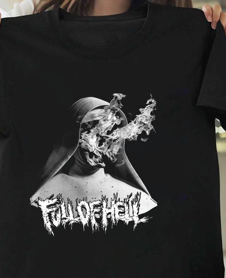 

RARE! Full of Hell Black Cotton Shirt Halloween All size S-5XL OM646 Unisex T-Shirt XXXL