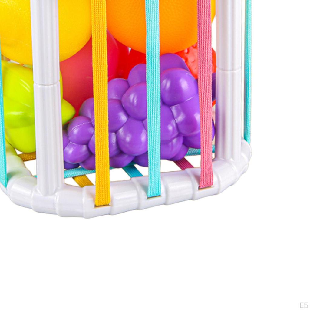 Baby Shape Sorter Toy Sensory Bin Educational Montessori Toys Color Recognition Preschool