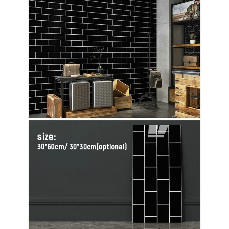 10Pcs Waterproof Marble Tiles Sticker PVC Self Adhesive Vinyl Wall Stickers Bathroom Kitchen Cupboard Backsplash Decor Decals