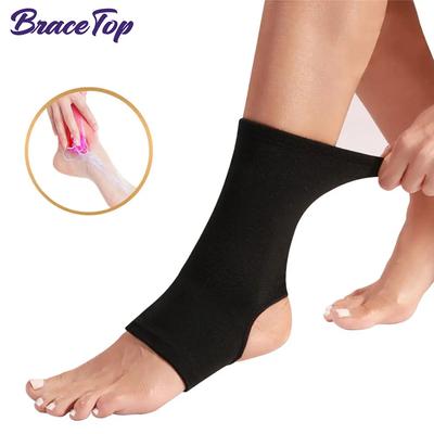 Durable And Safe 1 Pcs Ankle Brace Compression Sleeve Breathable Ankle Support Foot Compression Sock For Swelling Plantar Fasciitis Sprain
