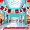 Gureide Chinese New Year Decorative Pull Flag Banner Set