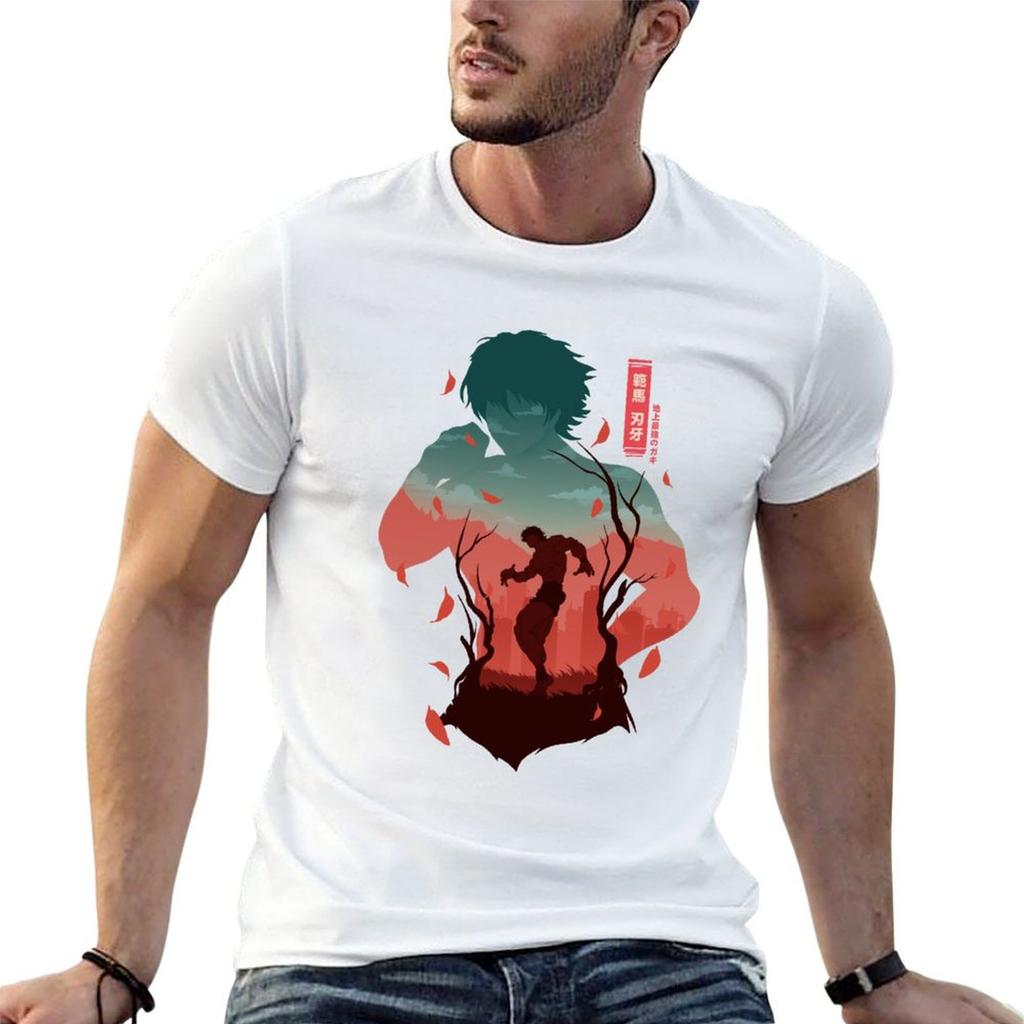 Baki Hanma Silhouette TShirt Long Lasting Casual TShirt