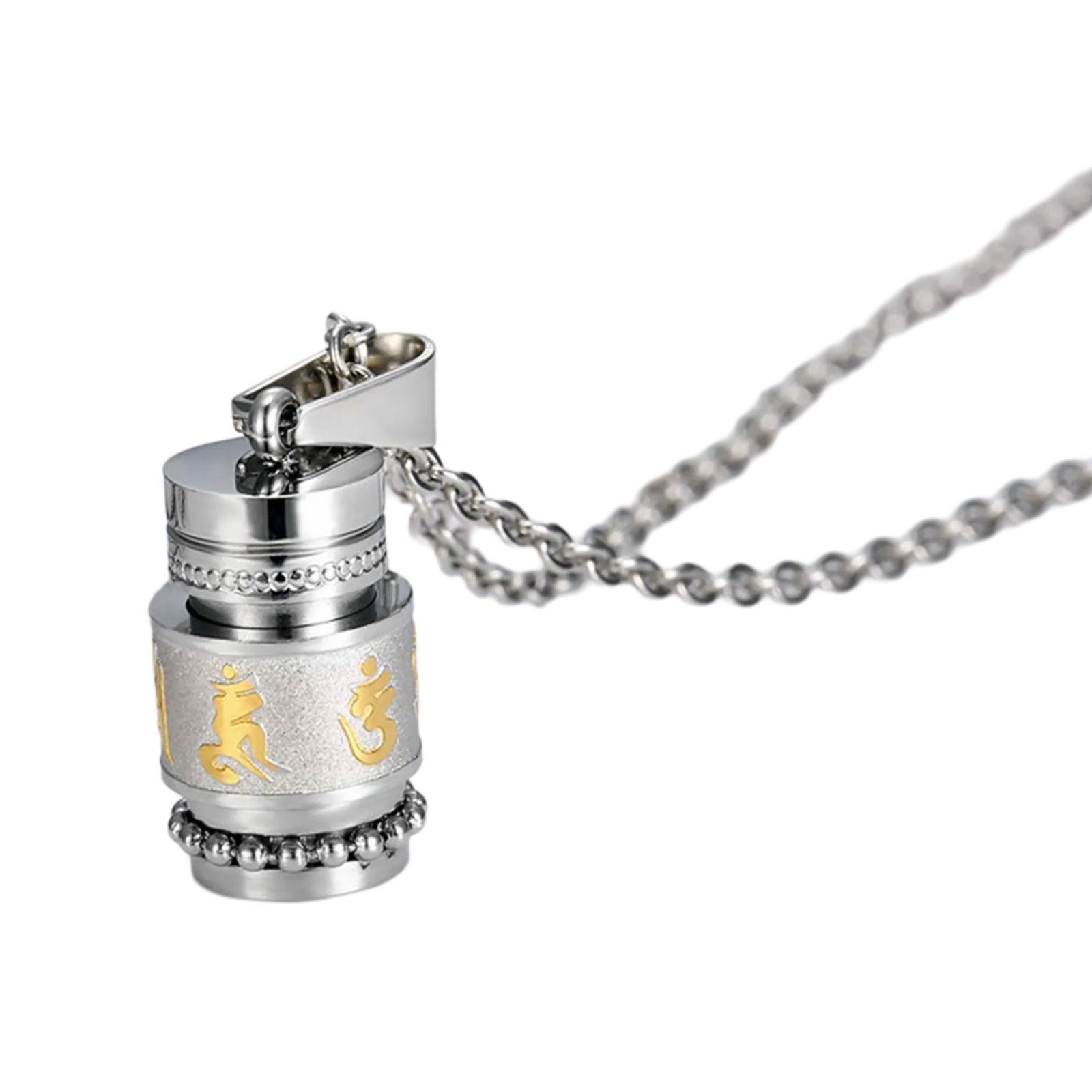 

Ожерелье с шестислоговой санскритской мантрой, регулируемая длина, цепочка на шею, унисекс чокер, нержавеющая сталь, буддийское ювелирное украшение, аксессуар