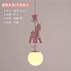 Children's Room LED Ceiling Lights Nordic Bedroom Lamps and Lanterns Modern Cartoon Resin Unicorn Kids Lighting LED Decoration