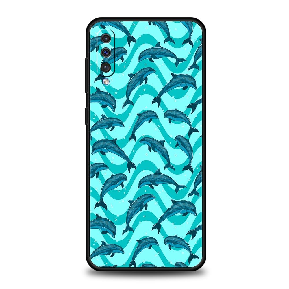 Custodia Telefono Delfino Oceano Per Samsung A56 A36 A26 A54 A52 A24 A14 A50 A72 A70 A40 A20E A06 A12 A22 A34 A42 A32 A04s A16 5G Copertura