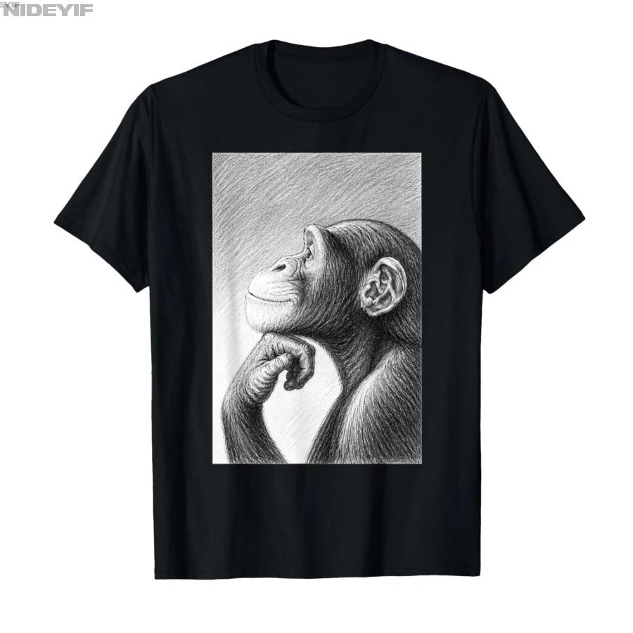 Funny Lion Monkey Meme brainrot Rage Bait Tshirt For Men Women 100 Cotton T Shirts Short Sleeve Tops 05013 S