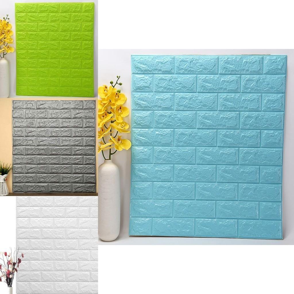 Modern 3d Brick Wall Sticker Self-adhesive Waterproof Panel Decor