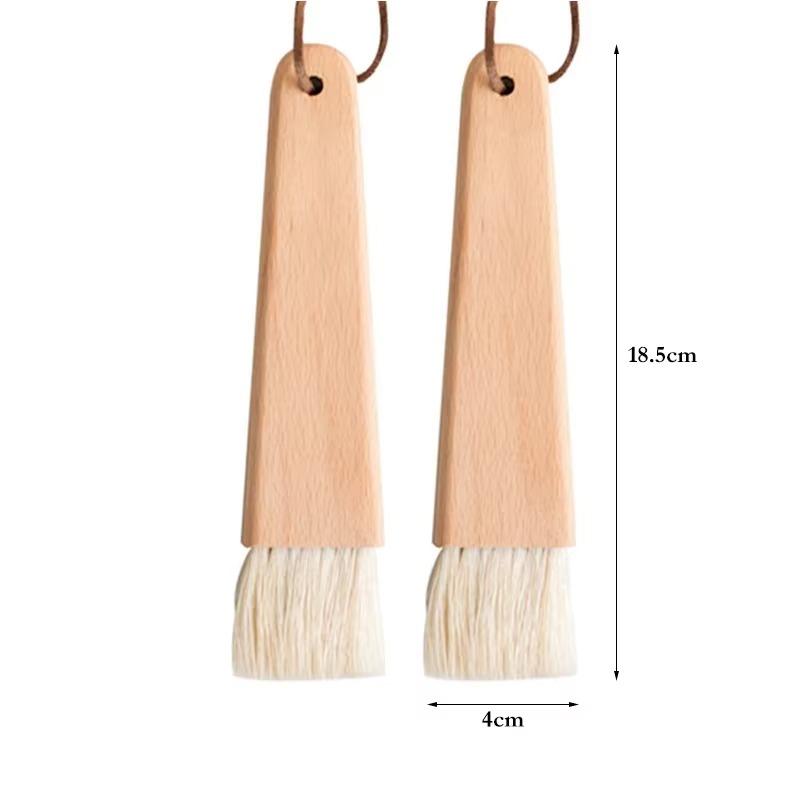 

2Pcs Kitchen Oil Brushes BBQ Sauce Brush Grill Basting Brush Baking Pastry Cooking Brush Barbecue Grilling Tools Accessories