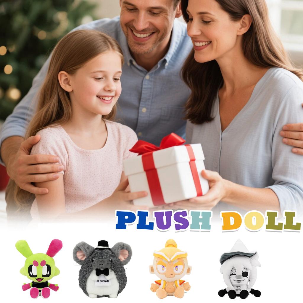 Plush Doll, Toy Gift, Cartoon , Children's Rag Doll, Children's Gift Pillow