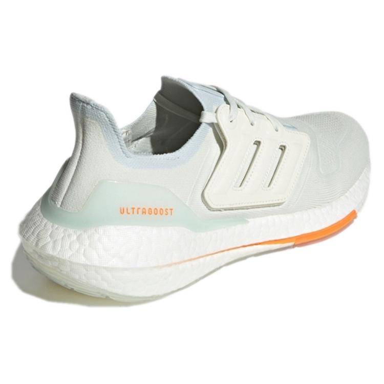 New Adidas Ultra Boost 22 White Blue Tint Orange GY6227