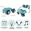 Shark Robot Toy with Auto Obstacle Avoidance, 360° Spinning, Safe ABS Construction Interactive Movement,No Batteries Included,Birthday/Christmas Gift