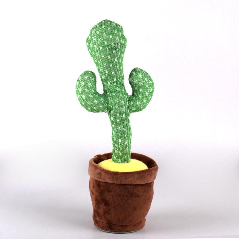 2023 the Most Popular Children Plush Toys Singing Dancing Funny Shakeology Stuffed Dancing Cactus Plush Electric Toys