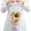 Knitted Crochet Flowers Bouquet Glowing LED Lights Eternal Simulated Flowers Handmade Mother's Day Gifts