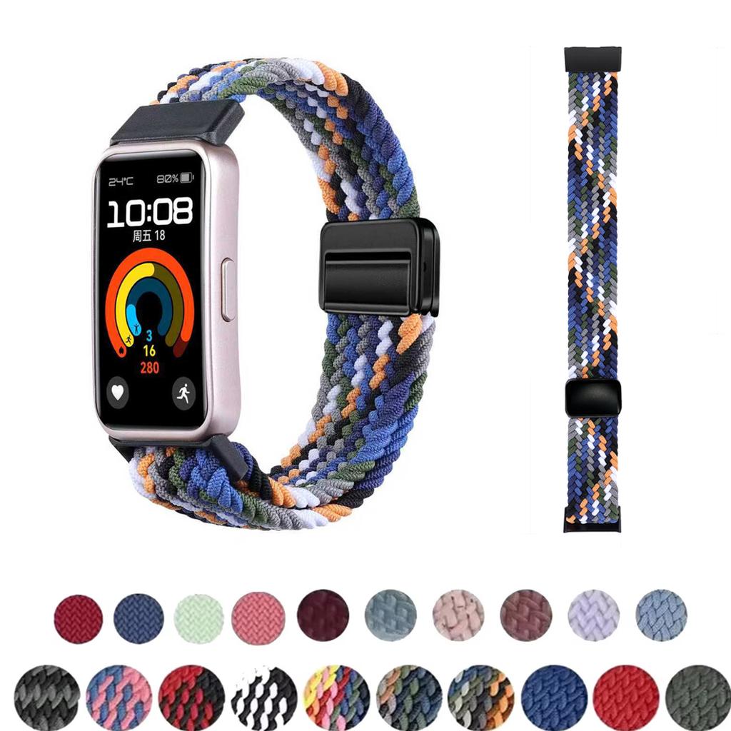 For Huawei Band 10/9/9NFC Smartwatch Accessories Wristband Sport Magnetic Braided Bracelet Correa for Huawei Band 8/8NFC Strap