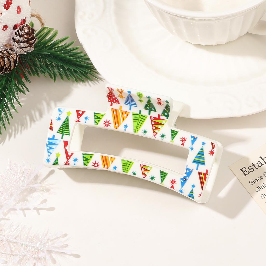 Weihnachts Haarnadel Dame Niedlich Süßer Druck Haarnadel Greifklemme Haarklammer Haaraccessoires