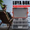 Portable Fishing Tackle Boxes Waterproof Multi-function Fish Tool Storage Organizer Compartments Removable Dividers Fishing Tool