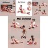 Mai Shiranui Pvc Figure 8cm/3.1in Height Red Color Cartoon Style