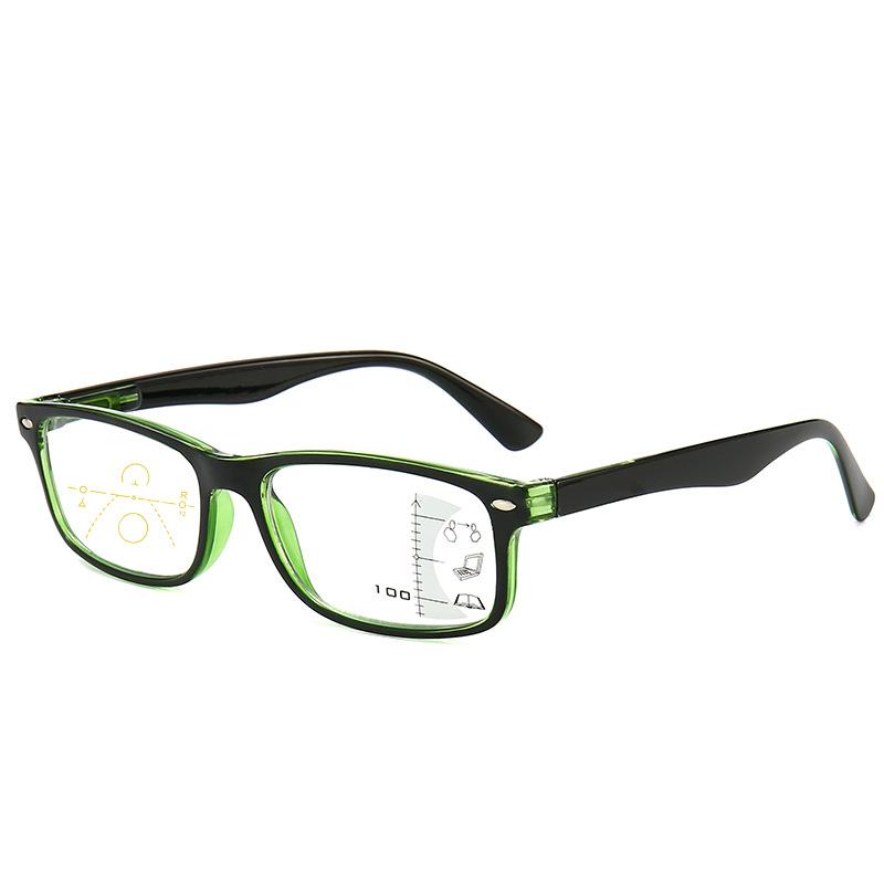 2019 Retro Anti-Blue Progressive Multi-Focus Reading Glasses, Men'S And Women'S Large-Frame Smart Glasses Reading Glasses