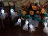 Halloween Melinera ghost glowing garland (chain) 10 pcs.